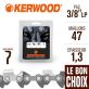Chaîne tronçonneuse Kerwood 47 maillons 3/8"LP, 1,3 mm. Semi-Chisel