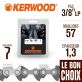 Chaîne tronçonneuse Kerwood 57 maillons 3/8"LP,1,3 mm. Semi-Chisel