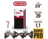 Cha&icirc;ne tron&ccedil;onneuse Oregon 39 maillons 3/8", 1,1 mm. 90PX039E