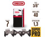 Cha&icirc;ne tron&ccedil;onneuse Oregon 40 maillons 3/8", 1,3 mm. 91VXL040E